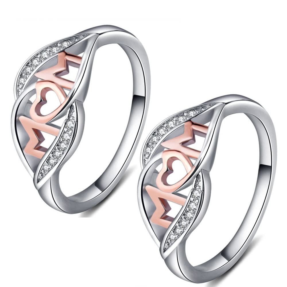 Infinity Heart Mom Love Ring - Picture 3 of 6